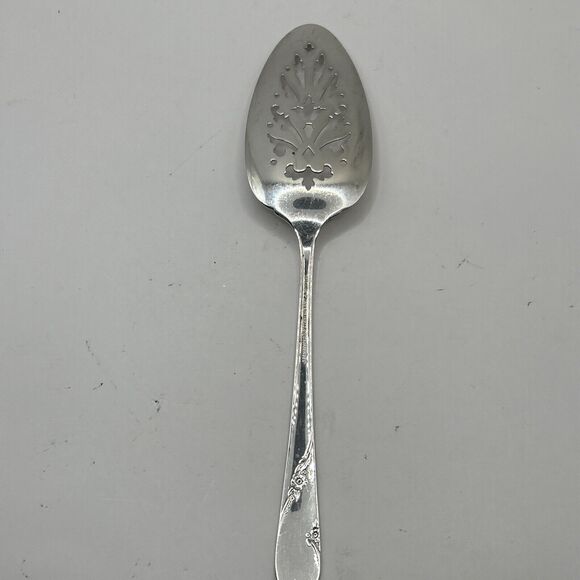 Vintage Tudor Plate Oneida Community BRIDAL WREATH Pie Server Silver Plated - Picture 5 of 8